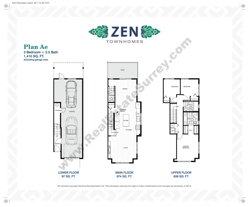 Zen Townhomes Zen Townhomes floor plan