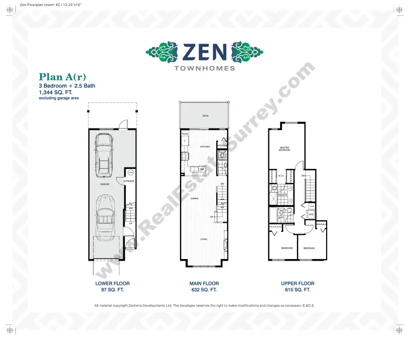 Zen Townhomes Zen Townhomes floor plan