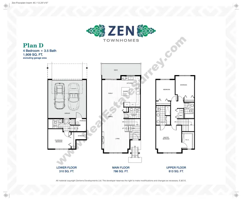 Zen Townhomes Zen Townhomes floor plan
