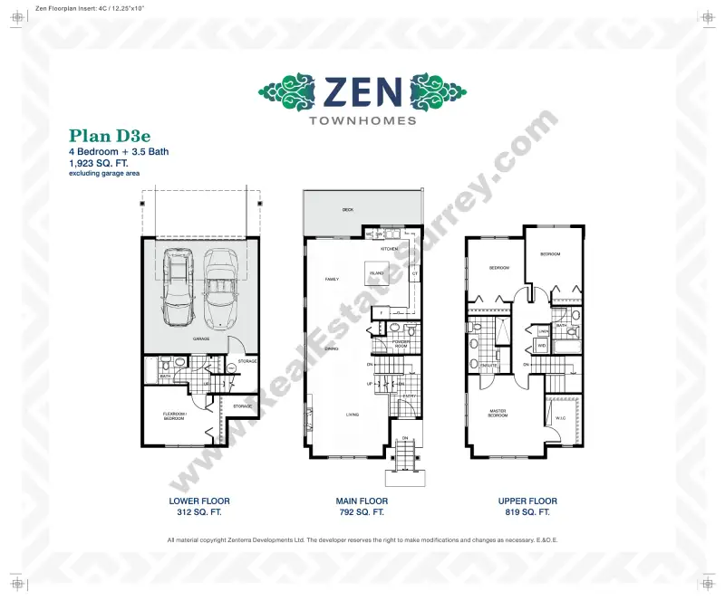 Zen Townhomes Zen Townhomes floor plan