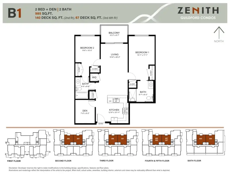 Zenith Zenith Surrey Floorplans floor plan