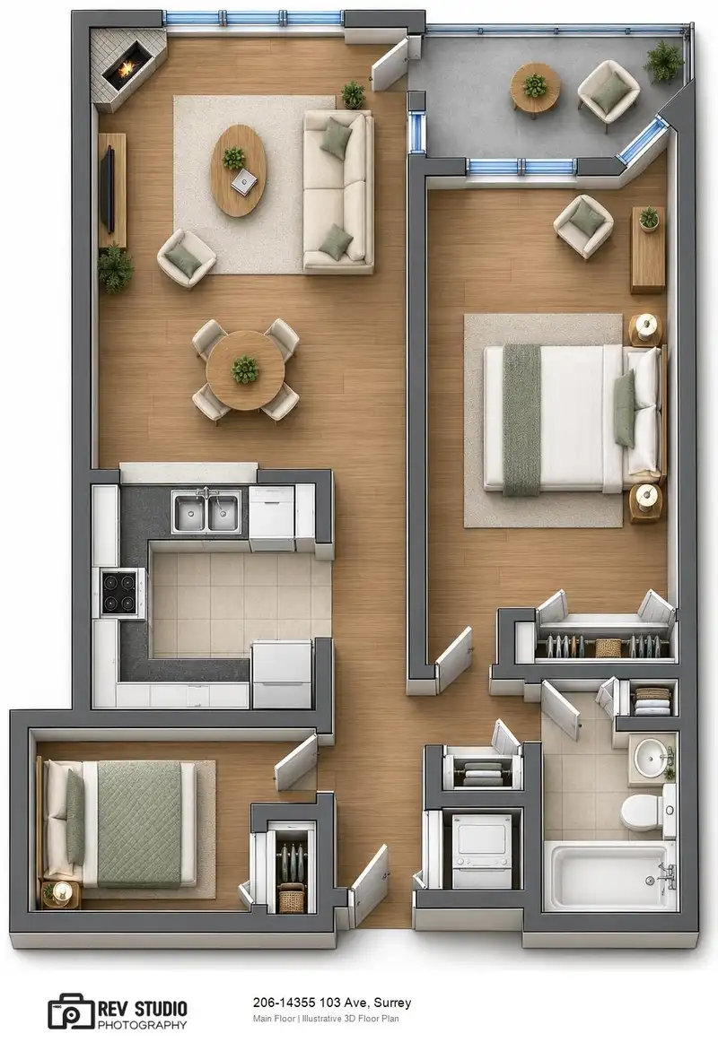 206 14355 103 AVENUE - photo 2 of 25